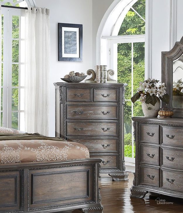 Sheffield Antique Grey Bedroom Set