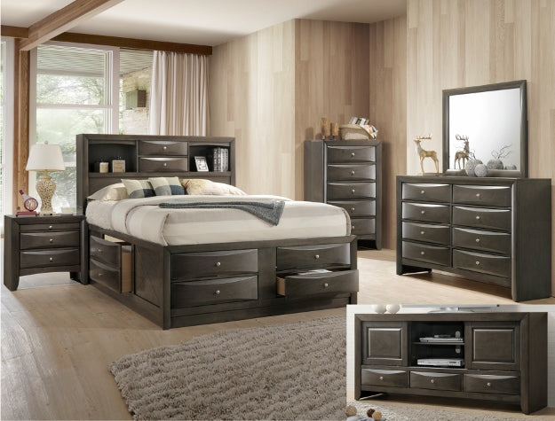 Emily Bedroom Set - Grey