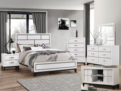Akerson Bedroom Set - Chalk