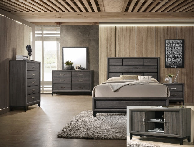 Akerson Bedroom Set - Grey