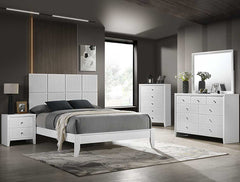 Denker Evan Bedroom Set - White