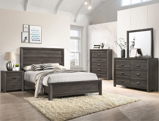 Adelaide Bedroom Set - Dark Wood