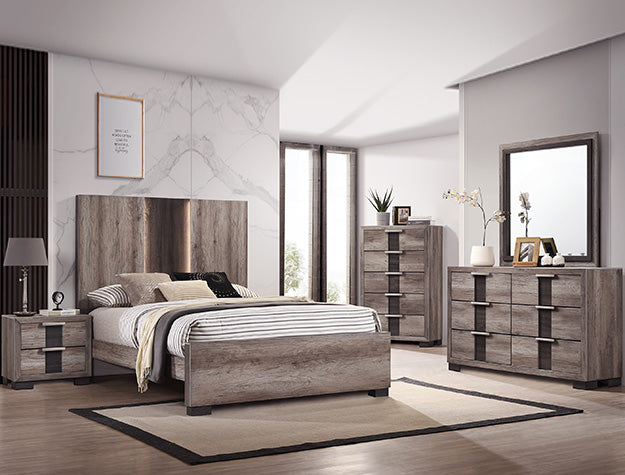 Rangley Bedroom Set - Grey