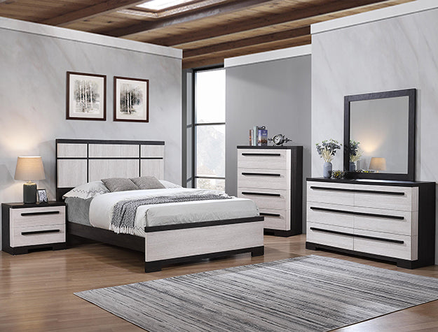 Remington Bedroom Set - Black/White