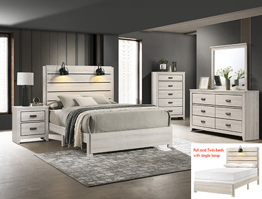 CARTER BEDROOM SET WHITE