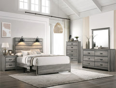 CARTER BEDROOM SET- GRAY