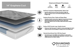 Graphene Cool Plush 14" Hybrid - Mattress Doctor Lafayette