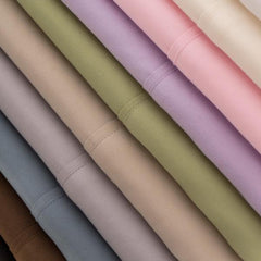 Soft Double Brushed Deep Pocket (Up to 14") Multicolored Woven Microfiber Sheets by Malouf