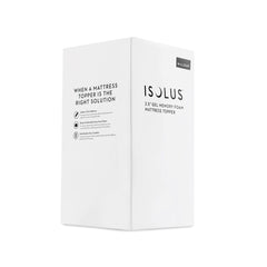 Isolus 2.5" Gel Memory Foam Mattress Topper - Mattress Doctor Lafayette
