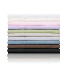 Soft Double Brushed Deep Pocket (Up to 14") Multicolored Woven Microfiber Sheets by Malouf